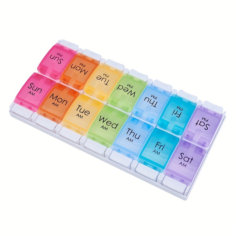 Large Capacity Pill Storage Box for Travel